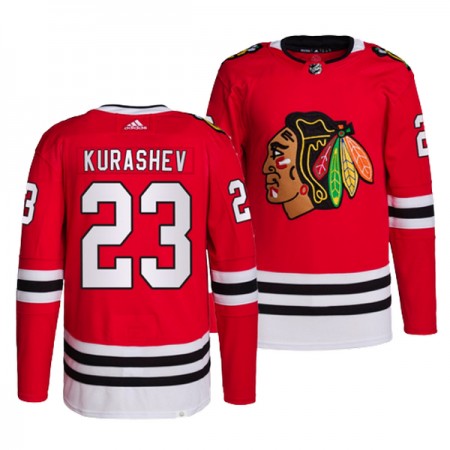 Dresovi Chicago Blackhawks Philipp Kurashev 23 Adidas Crvena Authentic - Muške Dresovi Chicago Blackhawks Philipp Kurashev 23 Adidas Crvena Authentic - Muške